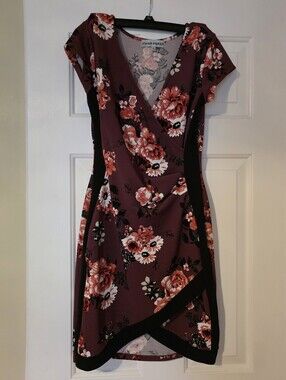 Almost Famous Floral Wrap Dress